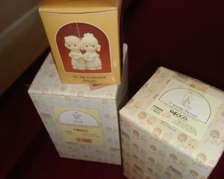 Boxes/boxes and more boxes of Precious Memories Figurines