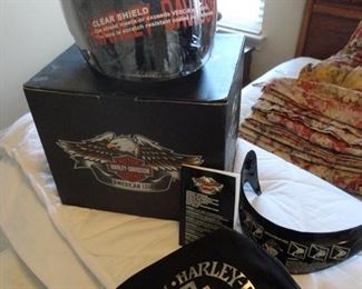 Harley Helmets / Size XL and Medium (never been in a wreck and almost like new)