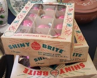 Vintage Shiny Brite Ornaments