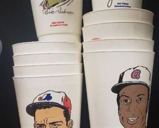 Vintage 7-11 Baseball Cups