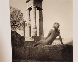 https://ctbids.com/#!/description/share/681945 This was a favorite photographer of the client. The Last Goddess by Anchell. Photo was taken on the Island of Rhodes. Includes a letter from Anchell to Hans (the owner who is also a photographer). There is no number on the front but we know it is one of 30 from tne letter. See photos for measurements.

