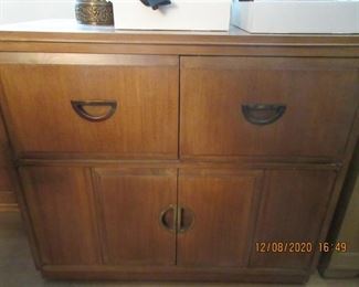 walnut chinese style buffet/cabinet