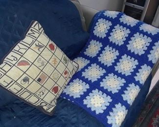 Hand Made Knitted Throws / Afghans