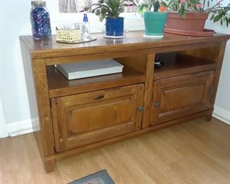 Farmhouse and Country Wood Furniture TV Stand Bookshelf