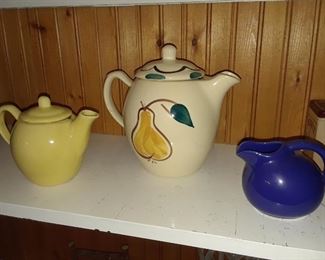 Country and Farmhouse Decor Pottery Tea Pots