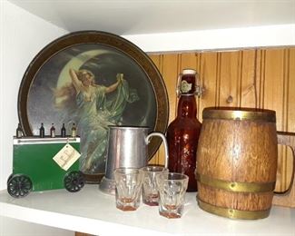 rising sun brewing company beer tray, beer ephemera 