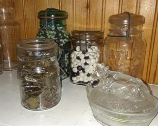 Antique and Vintage Glass bottles