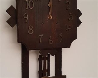 mission style wall clock