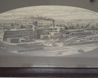 Estey furniture factory Owosso, architectural rendering