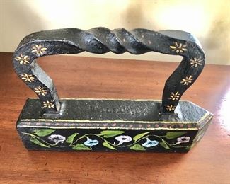 $60 - Vintage  metal painted iron 