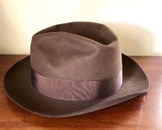$80 Borsalino Alessandria Men's Fedora hat. ~12"L; 11"W; 6"H