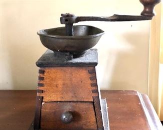 $25 Vintage grinder 5"L; 5"W; 7.5"H