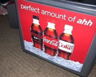 coke ice cooler for pop or beer