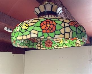 stain glass light fixture