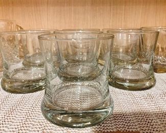 $40; LOT OF 8 clear glass highballs 