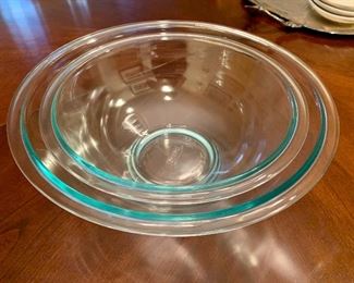 $10; Pair of glass mixing bowls