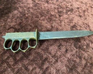 U.S. Model 1918 Trench Knife with Scabbard(Au Lion)