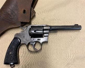 U.S. Army Colt Model 1917 Double Action  45 Caliber ACP(SN 34410)