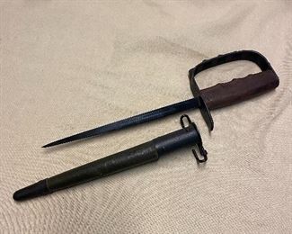 U.S. 1917 Trench Knife with Scabbard(L.F.C.)