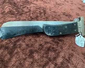 WW2 U.S. Folding Machete with Cover(Cattaraugus)