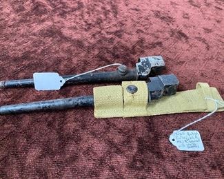 WW2 British 303 Bayonets and Scabbards(Tropical Frog)