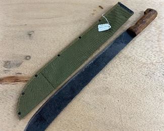 WW2 US Machete and Sheath