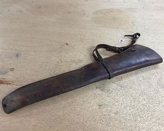 WW2 Leather Jeep Scabbard