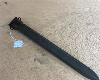 WW2 U.S. Long Model Garand Bayonet Scabbard for USN MK1(Scarce)