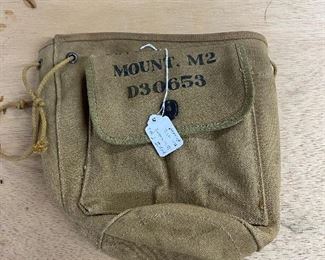 WW2 Canvas Cover for Browning Machine Gun Tripod 