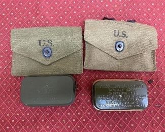 WW2 U.S. M1942 First Aid Pouches