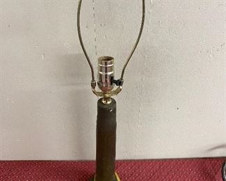 Trench Art Lamp Made From Shell