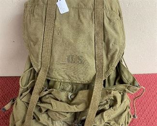 WW2 U.S. Military Pack with Frame
