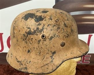 WW2 DAK German Helmet with Liner(No Decals)