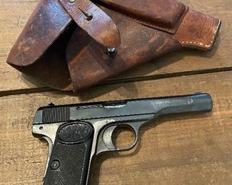 Nazi Marked Browning FN with Holster(32 ACP/SN  2243C)