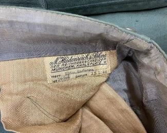 Makers Label Inside of Pants