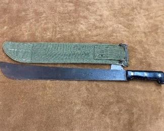 WW2 British Machete with Sheath