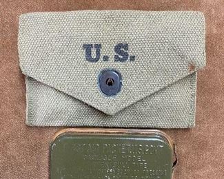 1943 U.S. First Aid Pouch with Contents