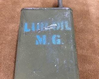 U.S. Machine Gun Lubricant Oil Can