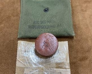 WW2 U.S. Waterproofing Gas Mask Kit