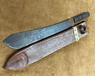 1942 British Military Machete with Scabbard