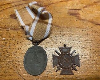 WW2 German Workers Medal and WW1 German Medal