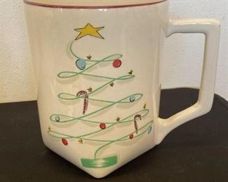Winfield Ware Christmas Tree Pitcher