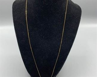 Long Fine Chain with Cross