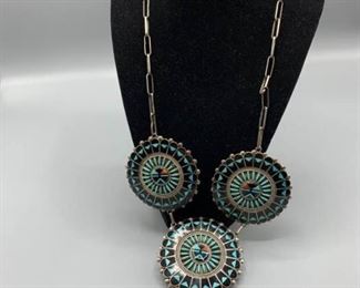 Zuni Necklace Artist Signed