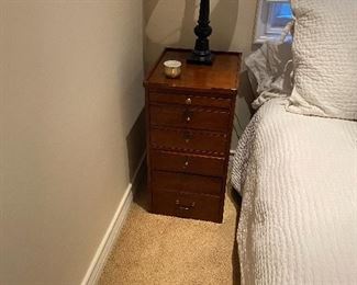 Small wood side cabinet 
65.00