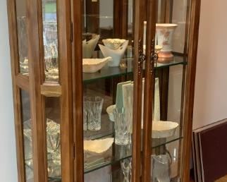 $300 Curio Cabinet.  42w 13d 86h