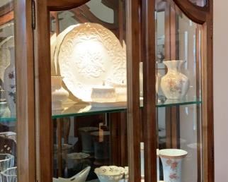 $300 Curio Cabinet.  42w 13d 86h