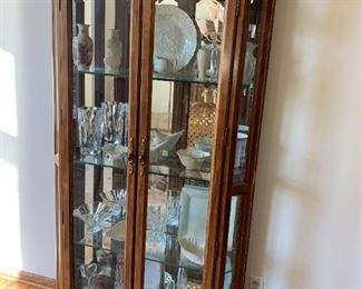$300 Curio Cabinet.  42w 13d 86h