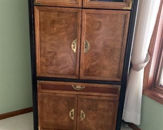 $100 Broyhill Premier Asian Regency Style Armoire Cabinet.   Measures 30w 15d 78h.