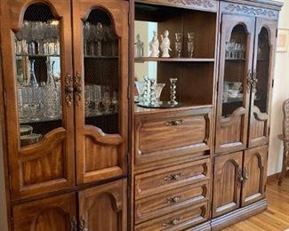 Wall Unit - Each piece $200, all 3 pieces $500.  Each piece measures 30w 15 78h